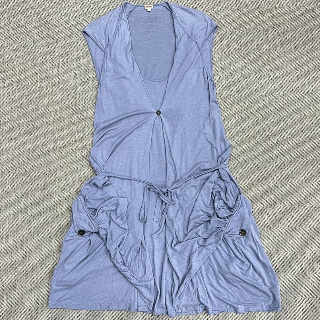 겐조 드레이핑 셔링 원피스 v0968 상품이미지1