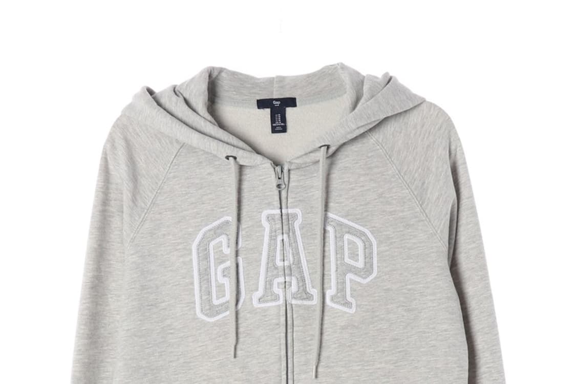 GAP 기본 아플리케 로고 후드집업 M 상품이미지3