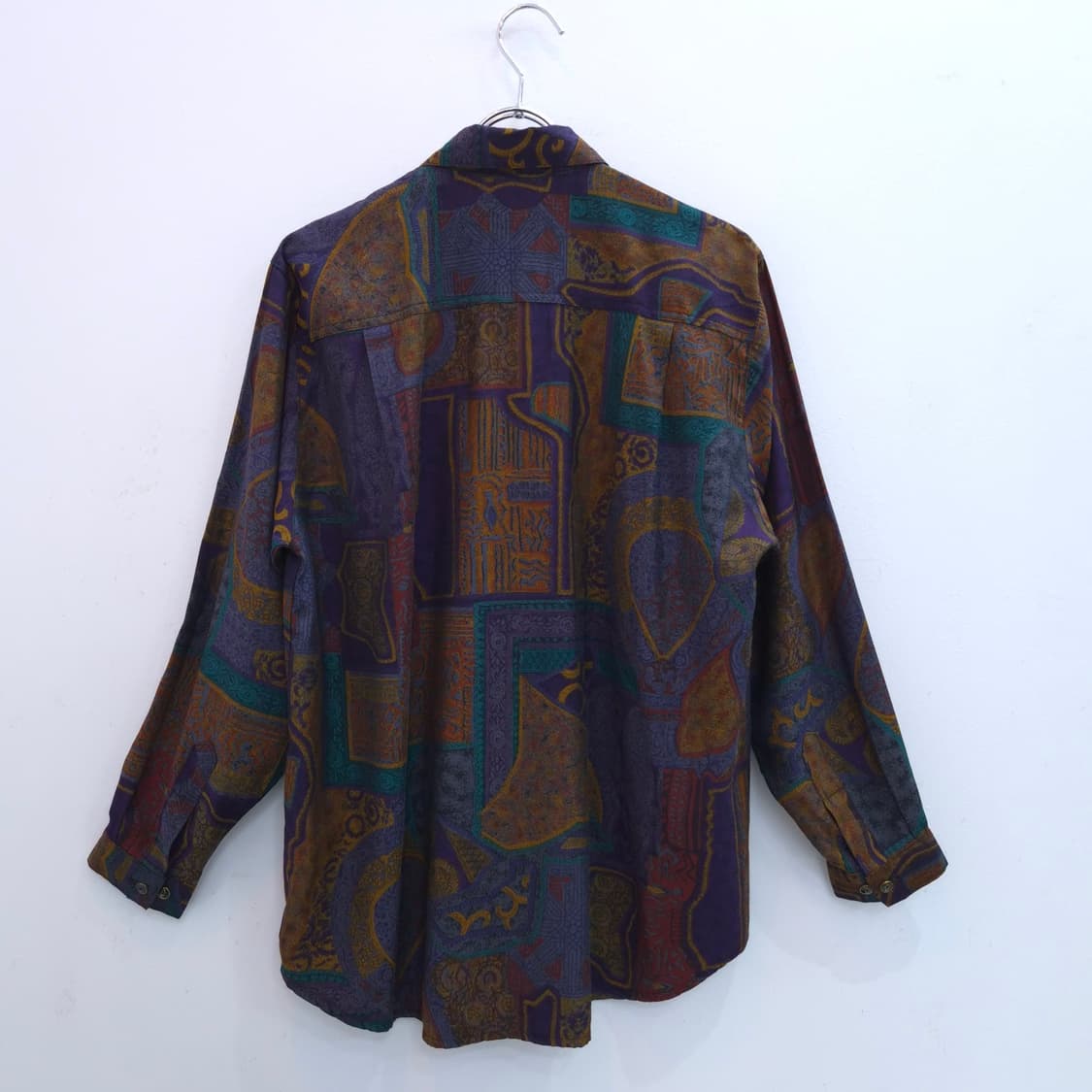 에스닉 패턴 셔츠 블라우스 남녀공용 상품이미지2