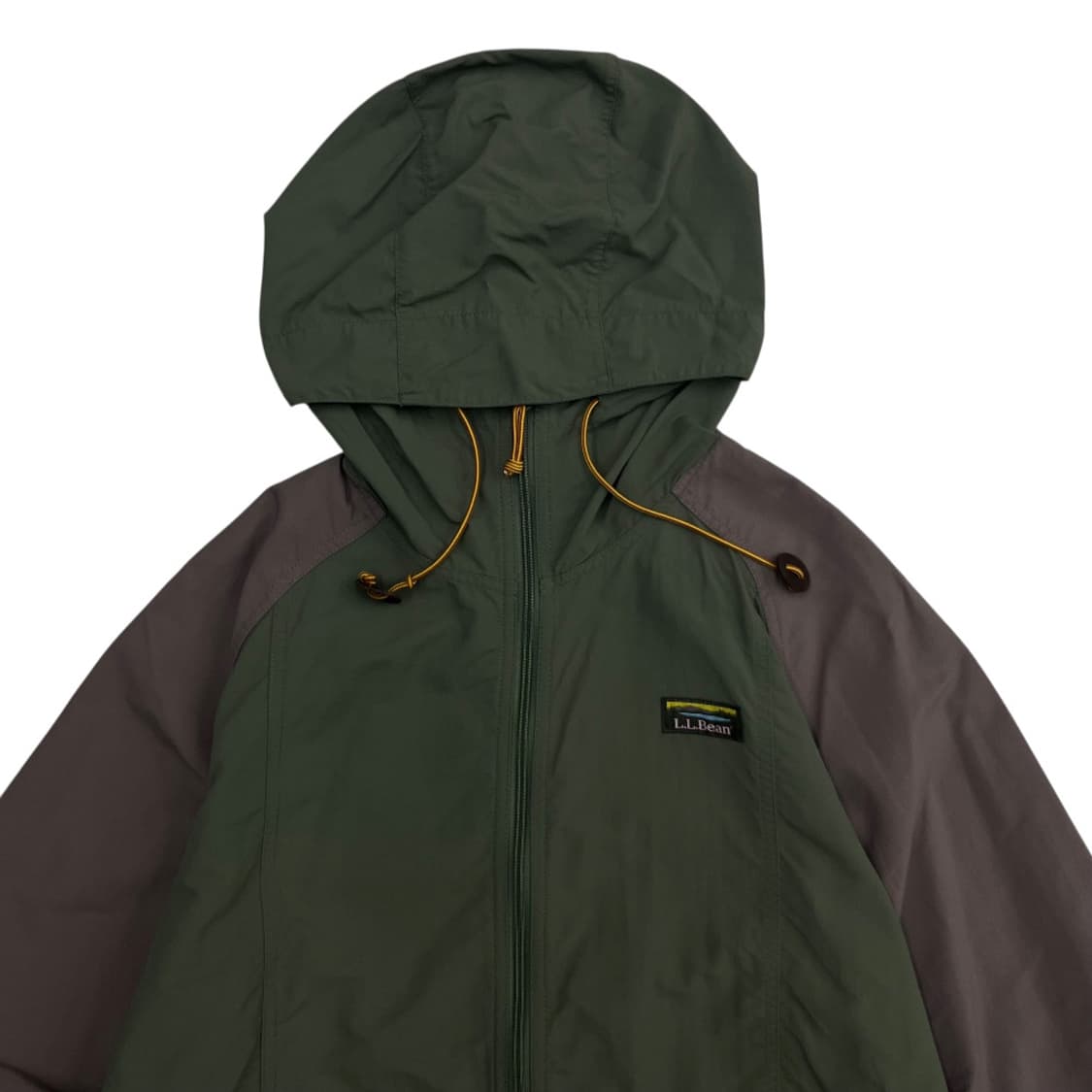 엘엘빈 브라운배색 카키 바람막이 M 상품이미지5