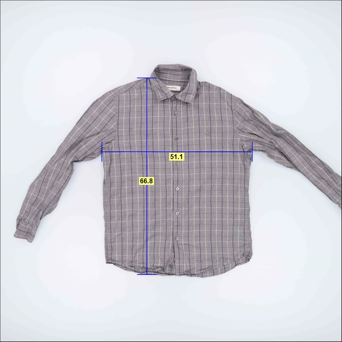 [100] 빈폴 체크 긴팔 셔츠 0106H1 상품이미지5