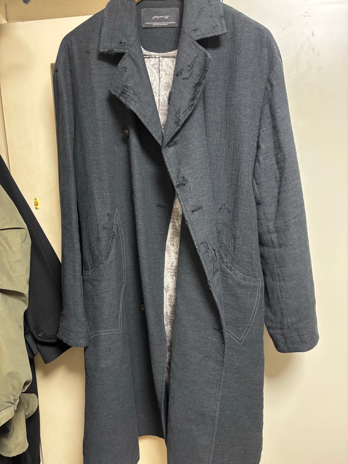 25FW Professor E 더블 데미지 코트 46사이즈 상품이미지3