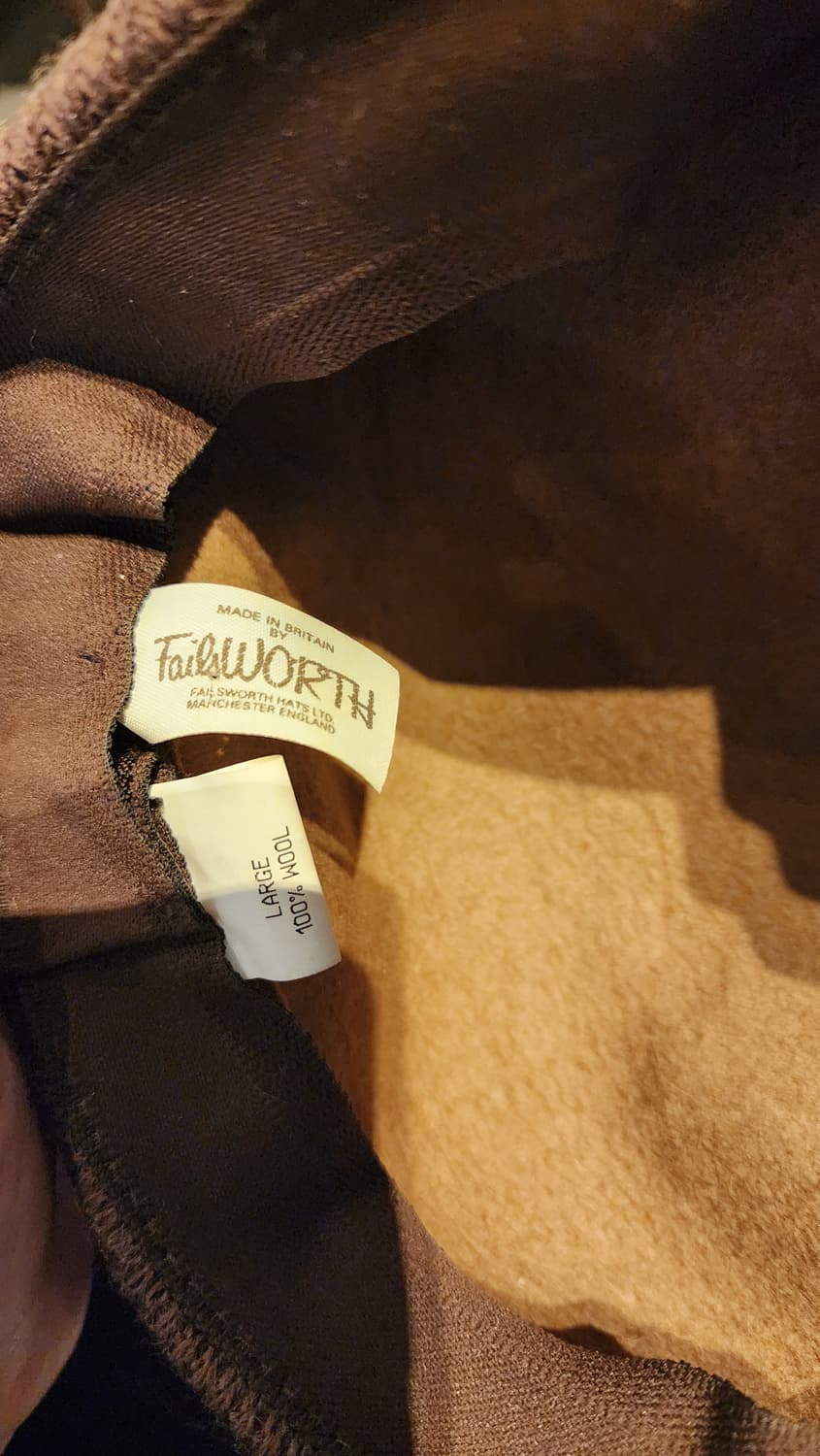 Failsworth 울 헌팅캡 브라운 L 상품이미지4