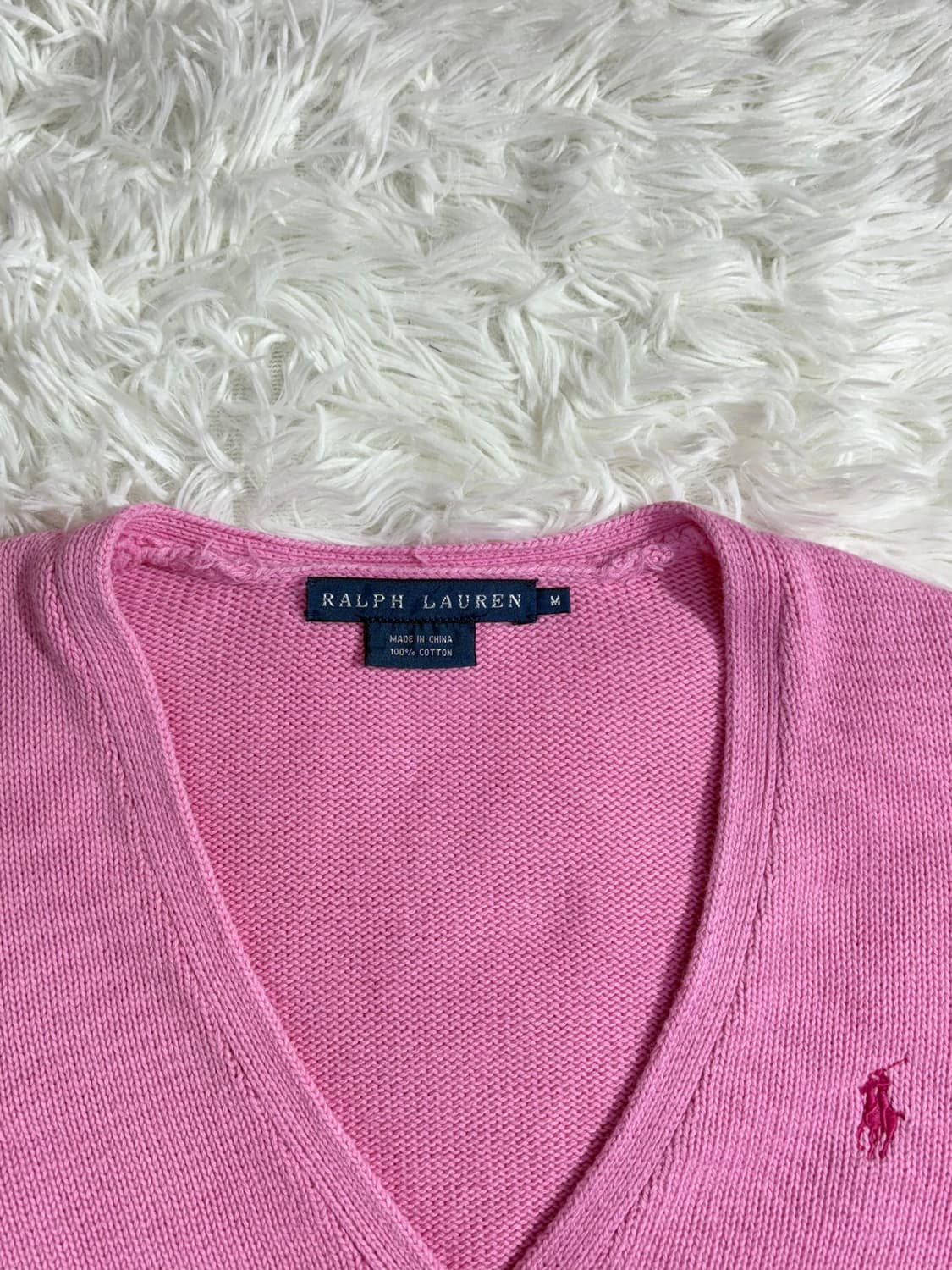 폴로 랄프로렌 핑크 포니 가디건 상품이미지6