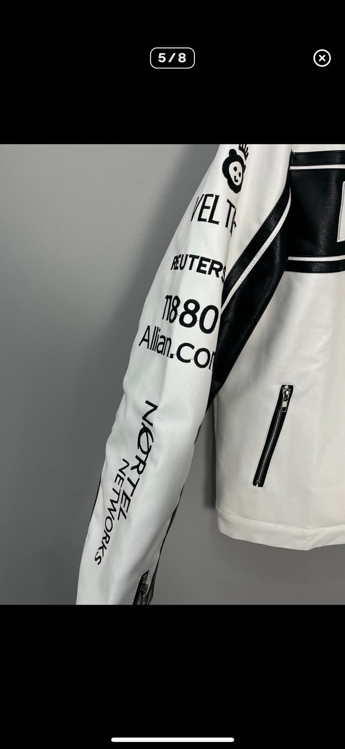 메르세데스 벤츠 바이크 가죽 자켓 A3113 상품이미지5