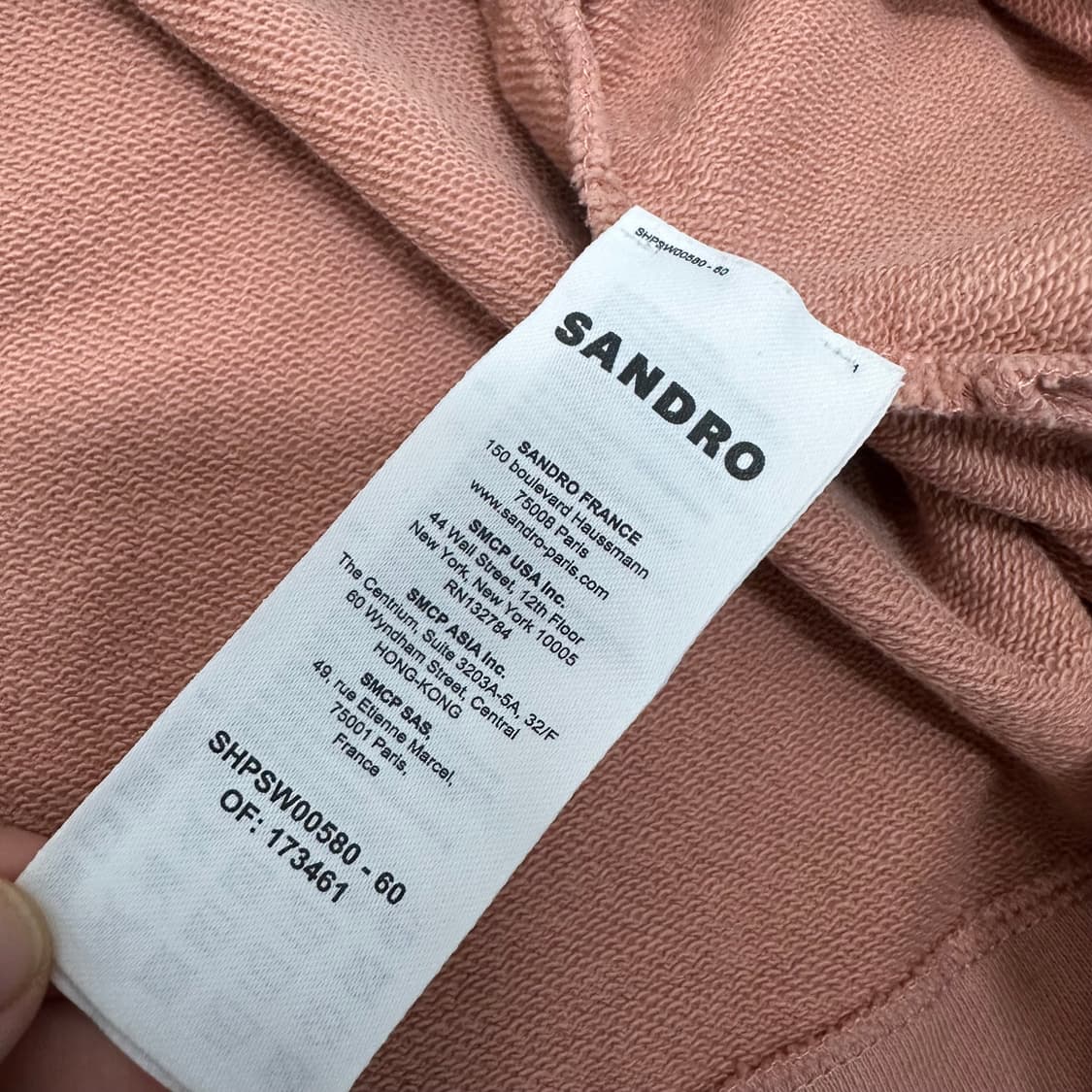 sandro 산드로 플라워 패턴 후드티셔츠  상품이미지9