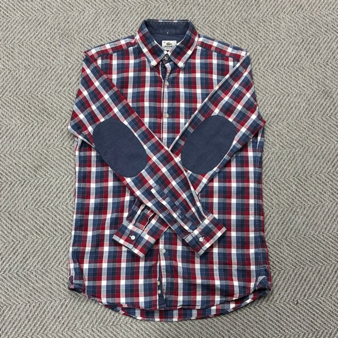 라코스테 체크 남방 셔츠 레귤러 핏v0370 상품이미지5