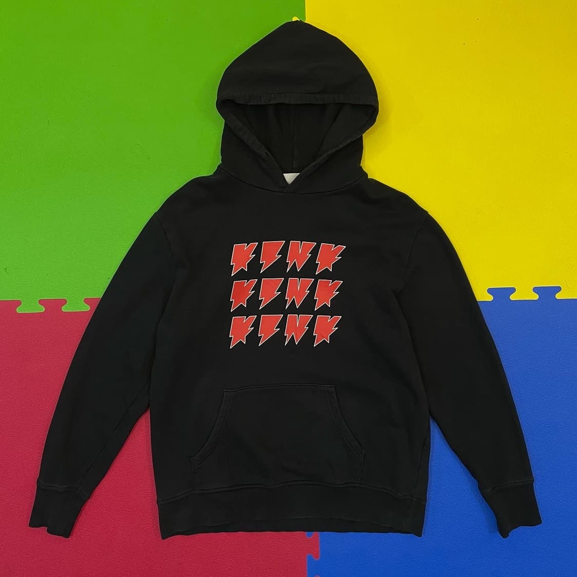 KYUSONEKOKAMI 큐소 네코카미 프린팅 후드티  상품이미지1