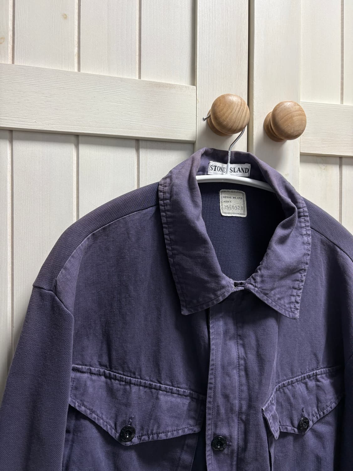 97년도 스톤아일랜드 셔츠 실측 m사이즈 리리지퍼 상품이미지3