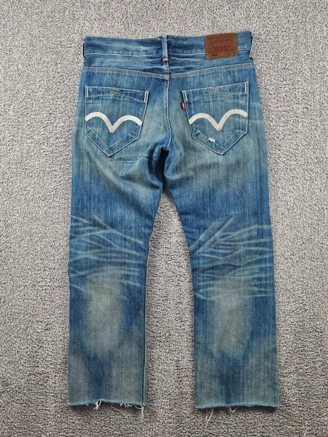 리바이스 522 데미지 워싱 진 데님 팬츠 ( 32X33 )/ 10897 상품이미지4