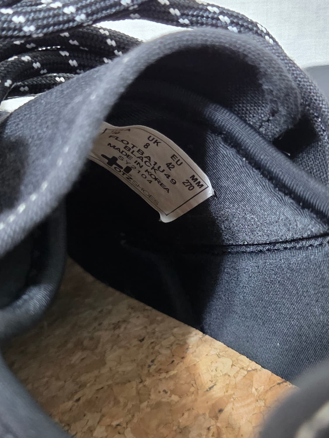 오찌 OTZ 3300 하이 캔버스 코어 올 블랙 상품이미지4