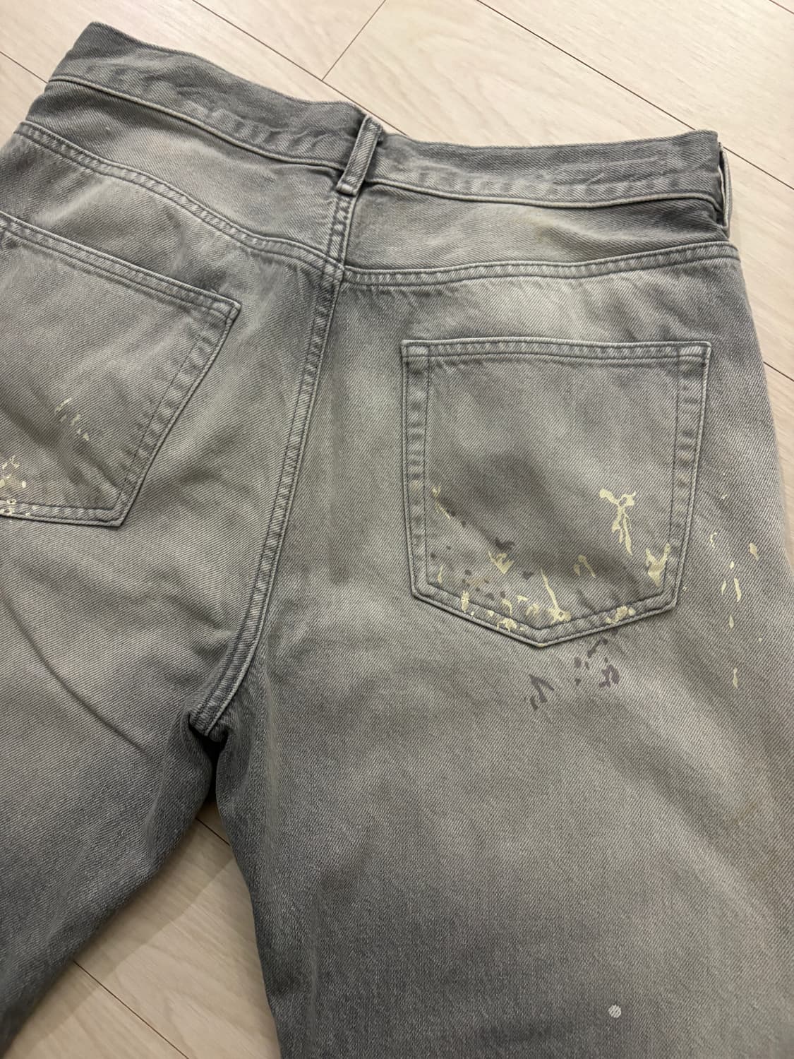 자라 루즈핏 페인팅 스플래시 데님 상품이미지6