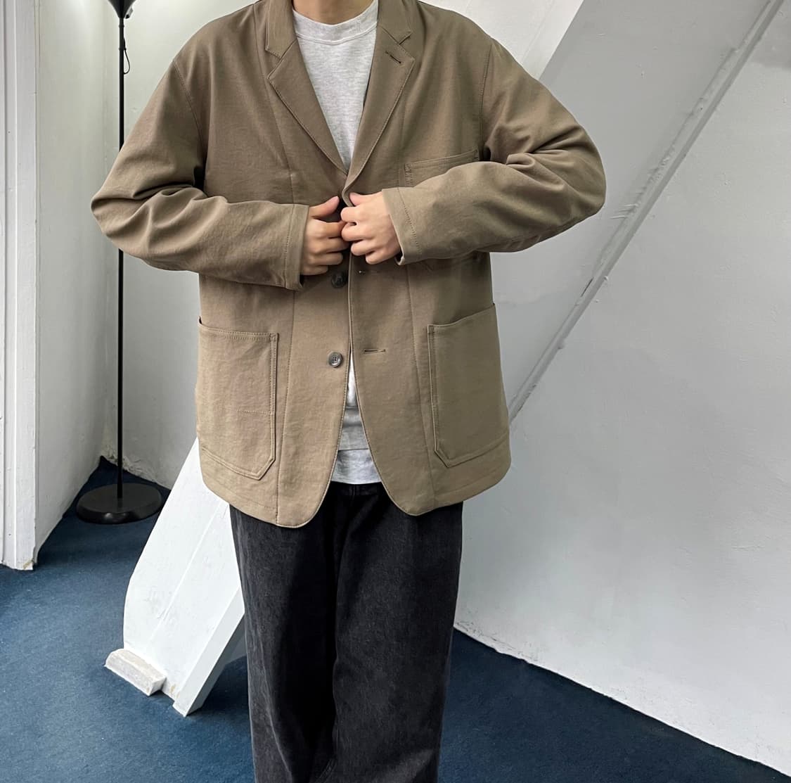 [unused,L] Relax single jacket 상품이미지6