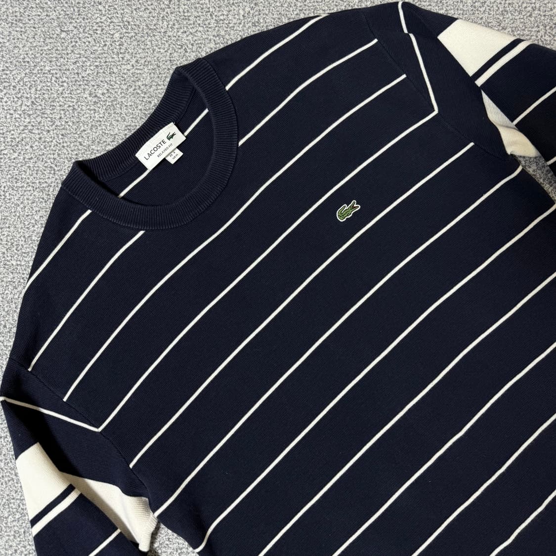 라코스테 스트라이프 니트 M 상품이미지2