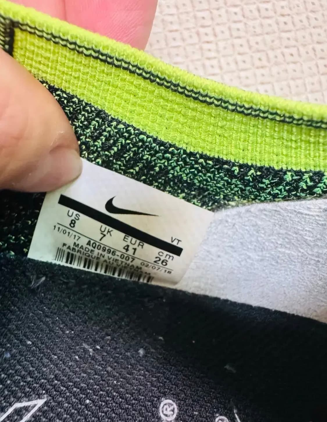 나이키 베이퍼맥스 아크로님 moc2 독개구리 260 상태굿 상품이미지8