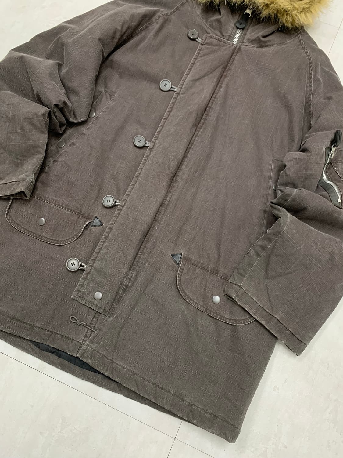 Denim lab 갈색 야상 #403 상품이미지3