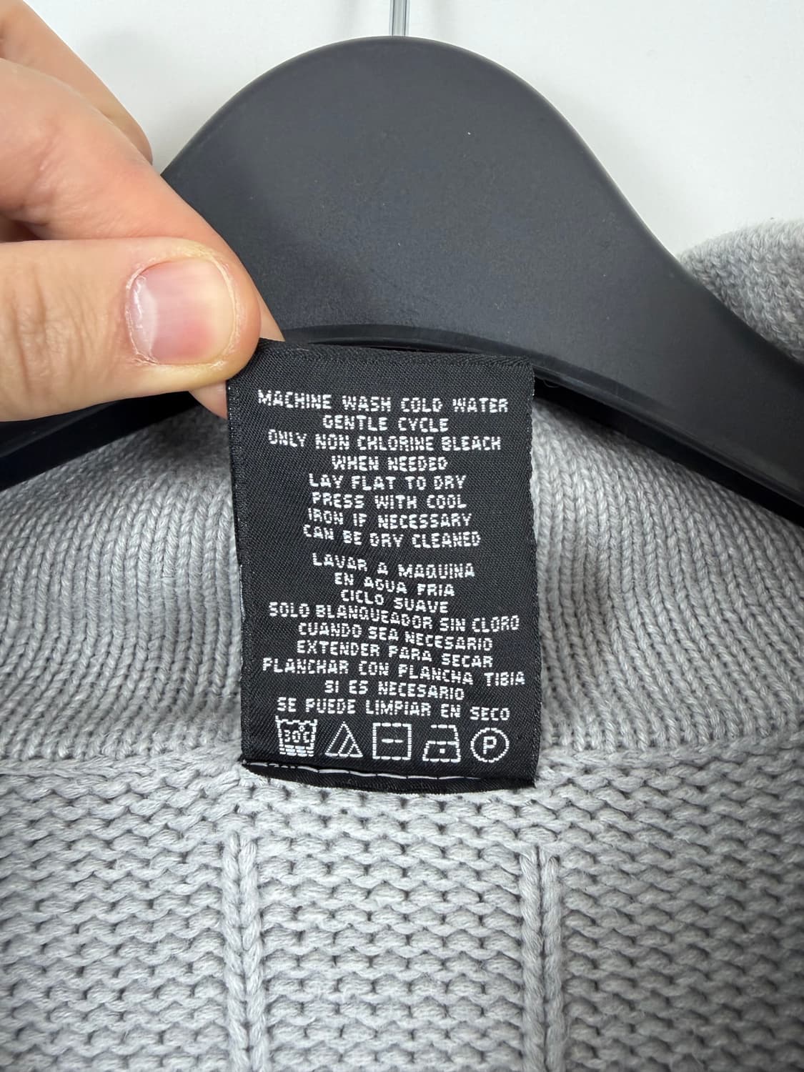 a22) 폴로랄프로렌 폴로진스 반집업 헤비 니트 상품이미지5