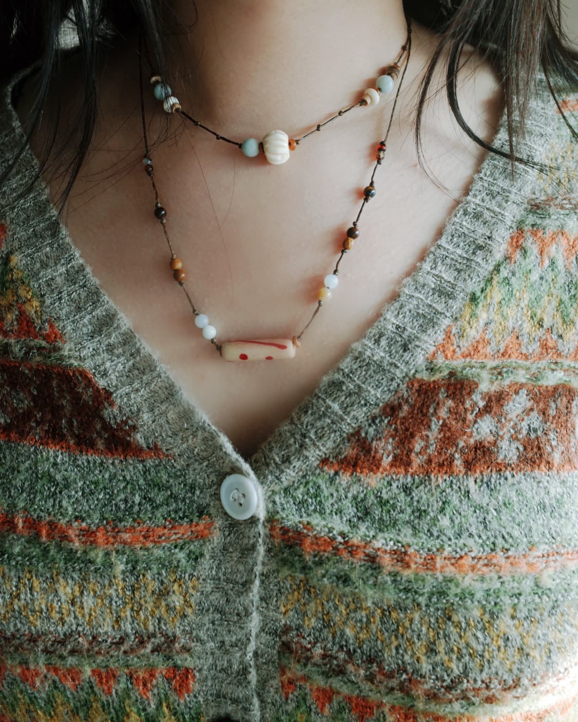 (only one) mint circle necklace 목걸이 상품이미지6