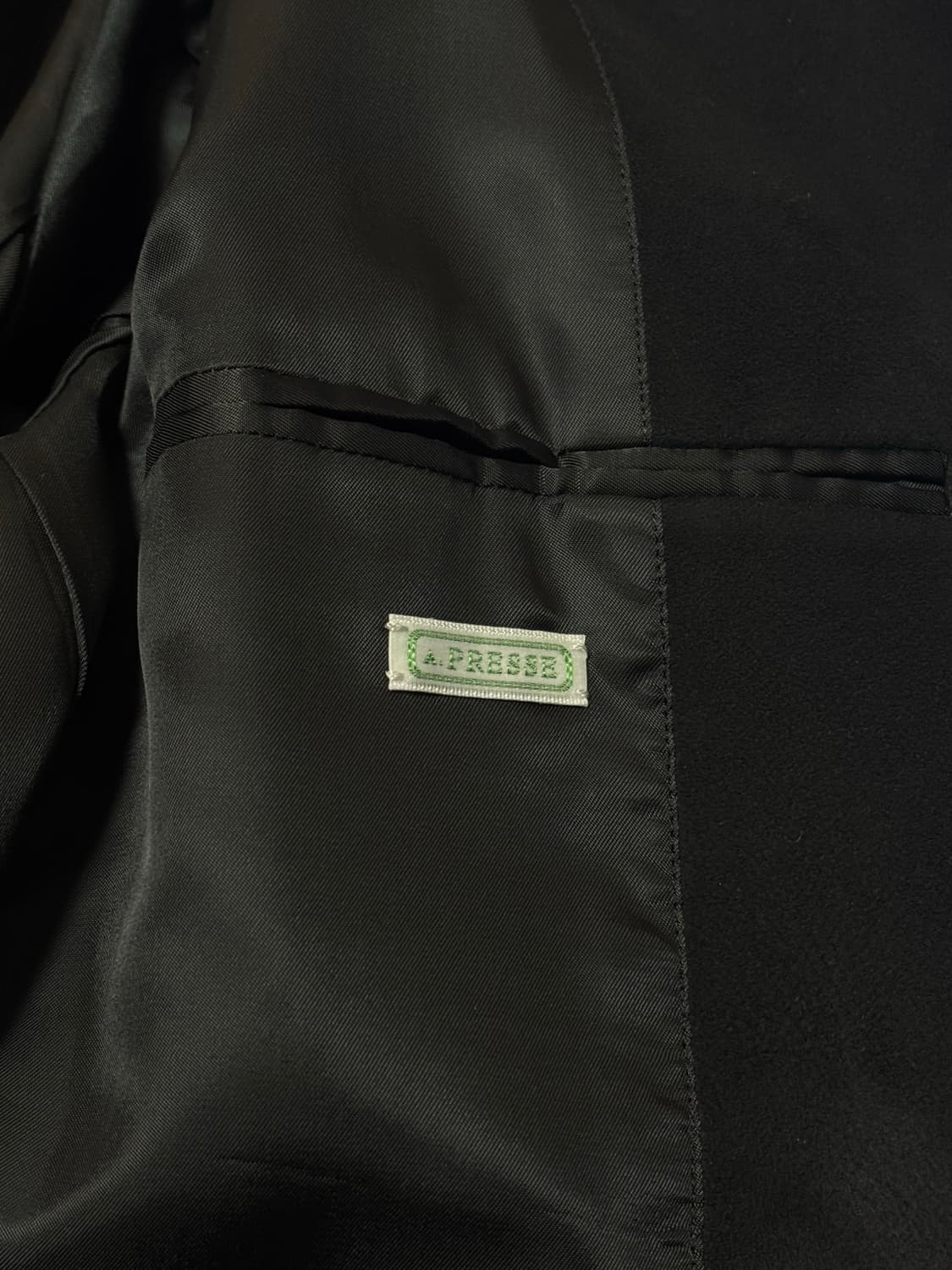 아프레쎄 스웨이드 레더 테일러드 자켓 상품이미지6