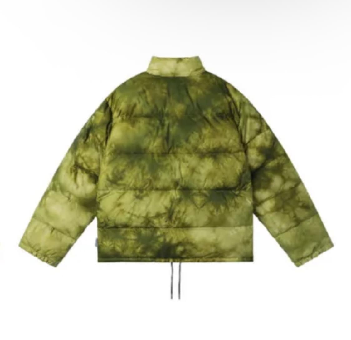 Y.E.S Dyed Down Jacket Lime 상품이미지5