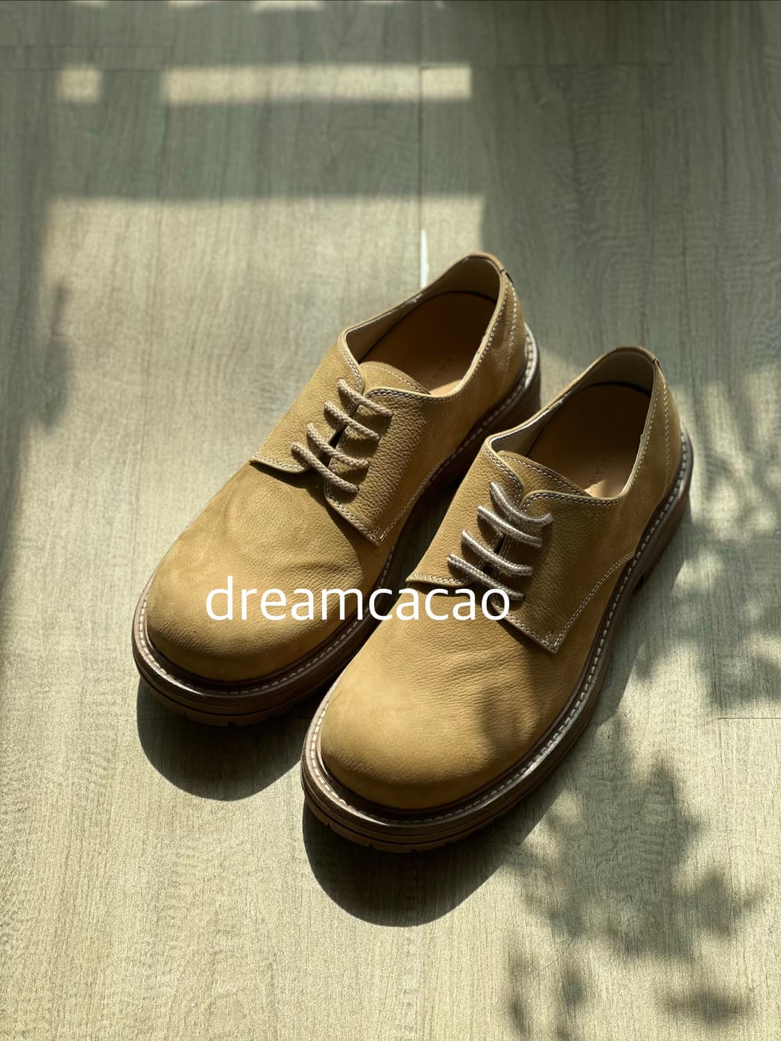 새상품) [로맨틱무브] 빈티지 캐주얼 키높이 더비 (카멜) 260 상품이미지9