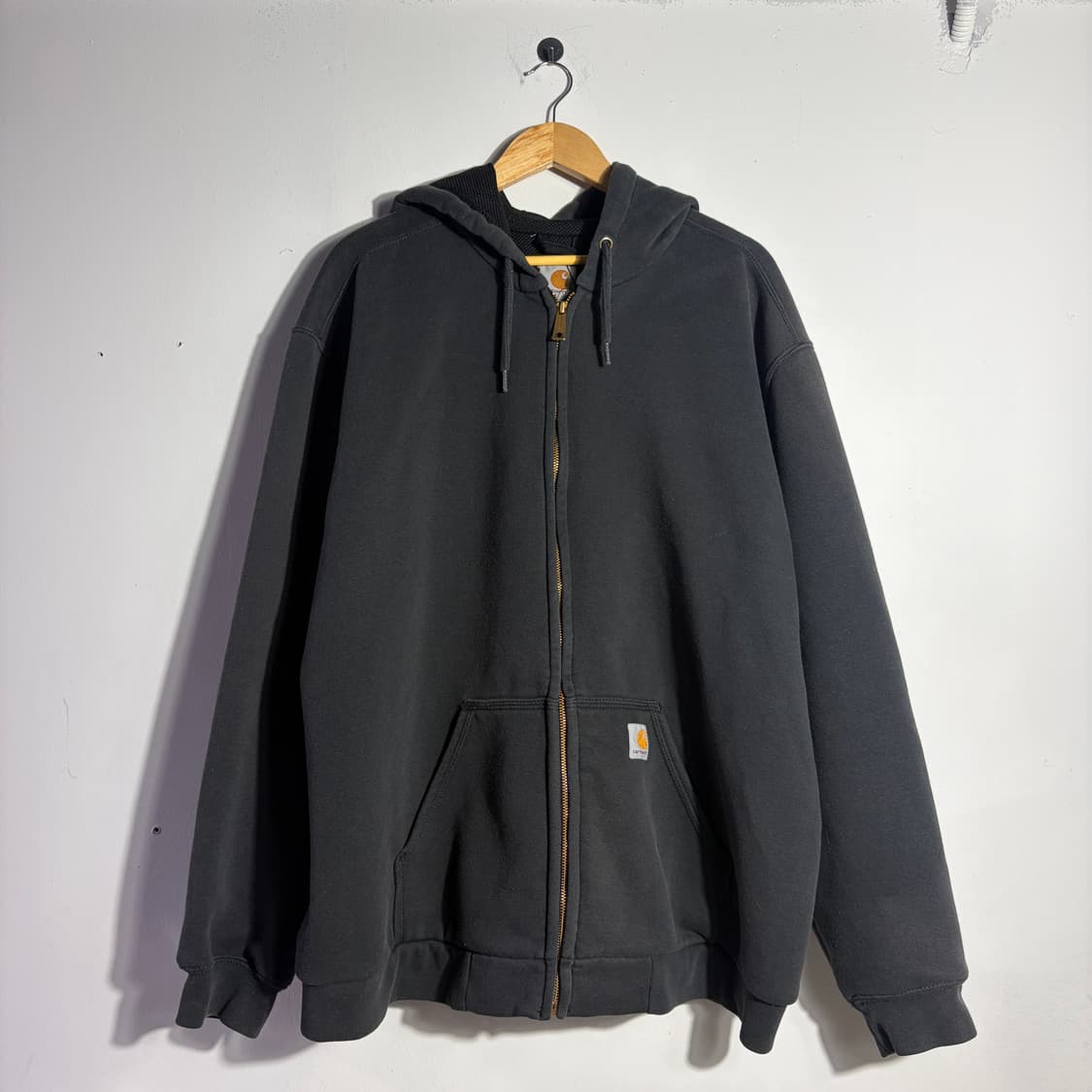 칼하트 블랙 후드집업 (무료배송) 상품이미지1