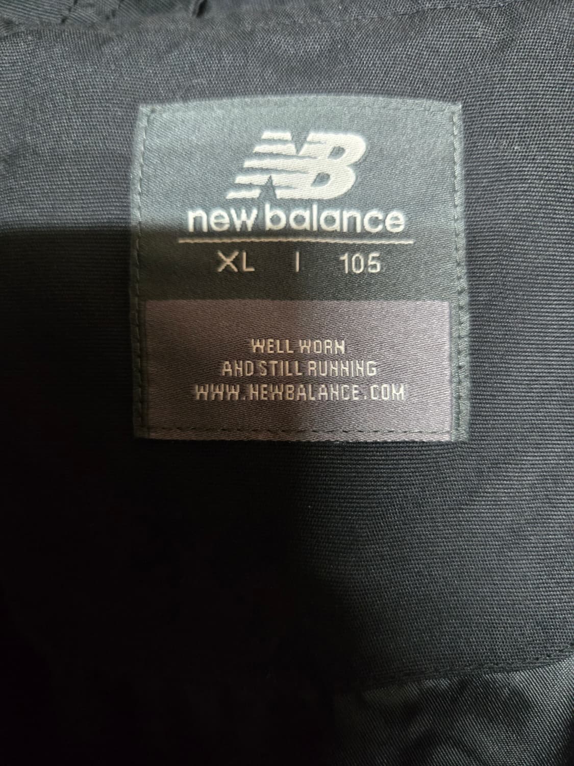 뉴발란스 후드 바람막이 블랙 XL 상품이미지7