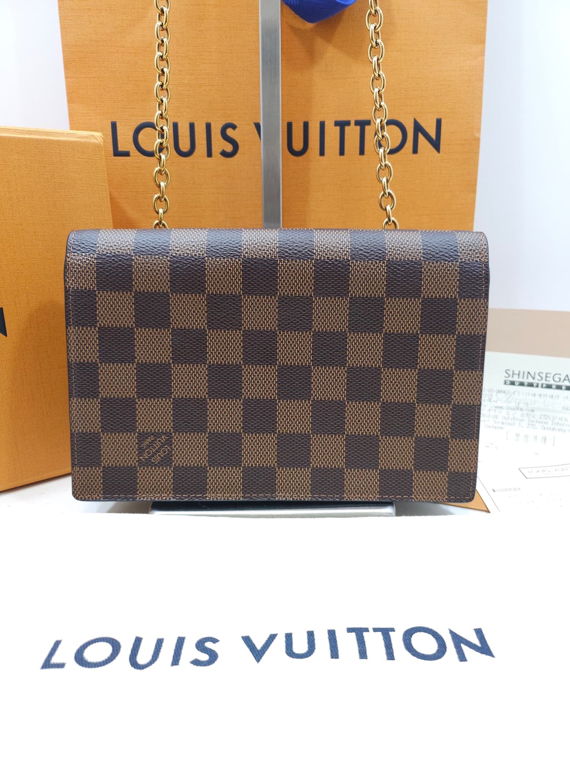 루이비통 바뱅 다미엔 체인 월릿 숄더백 상품이미지2