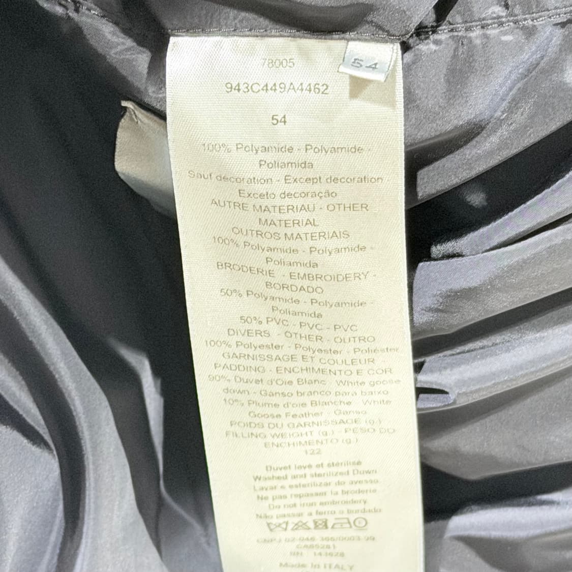 (A+급 / 54) / 디올 오블리크 실버 다운패딩 상품이미지7