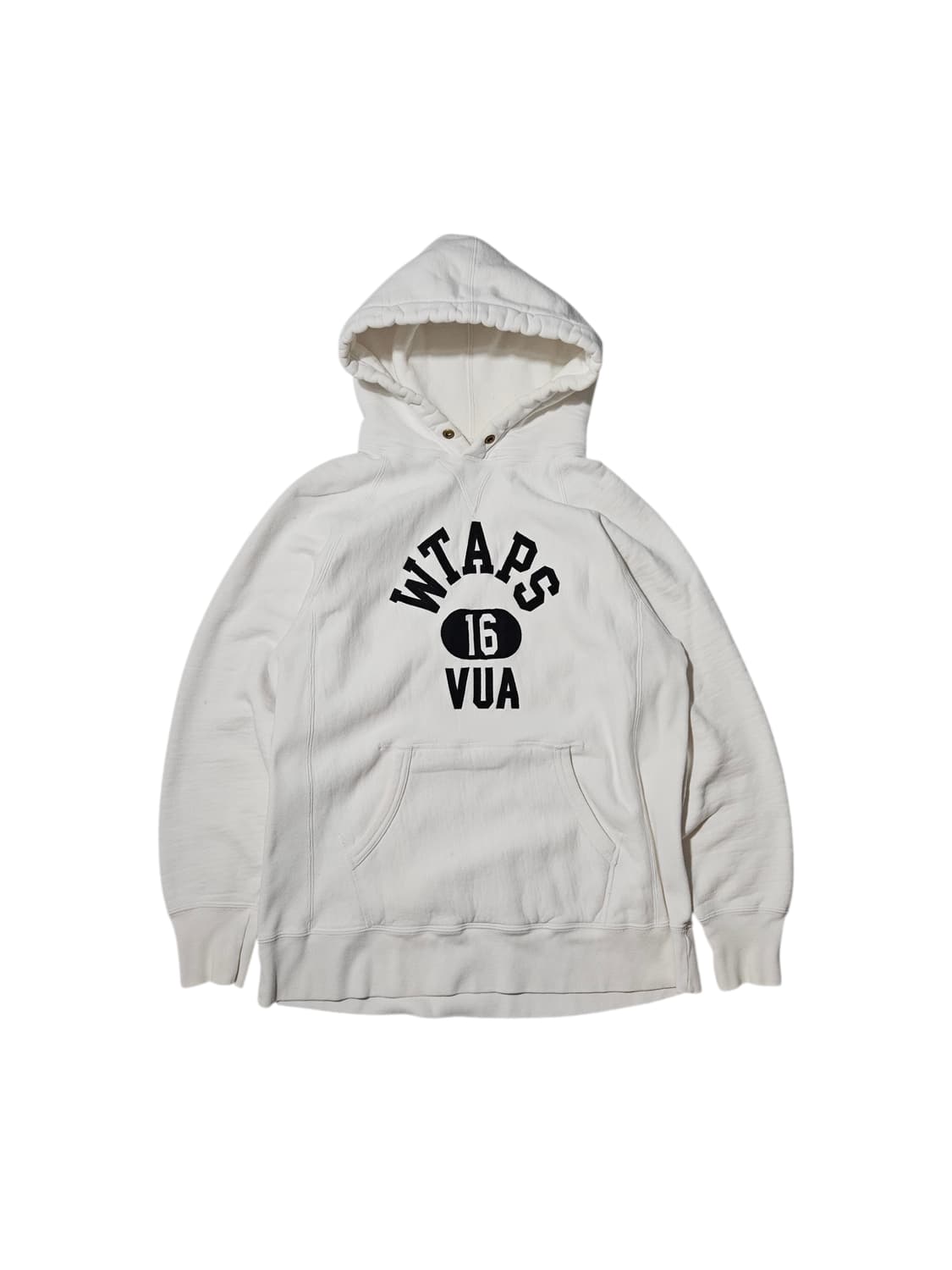 더블탭스 16SS 디자인 후드 후드티 화이트 L 상품이미지1