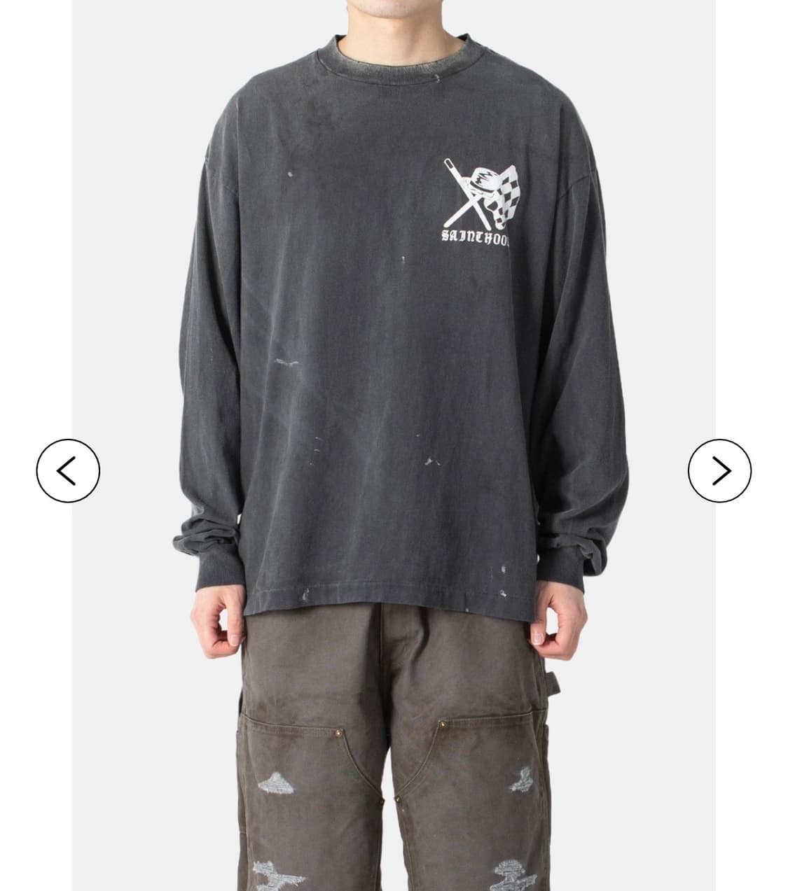 네이버후드 세인트마이클 맨투맨 라지사이즈 상품이미지6