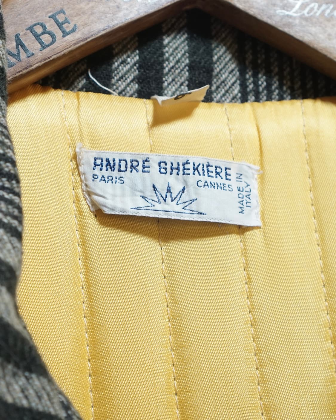 이태리 Andre Ghekiere 헤링본 자켓 상품이미지8