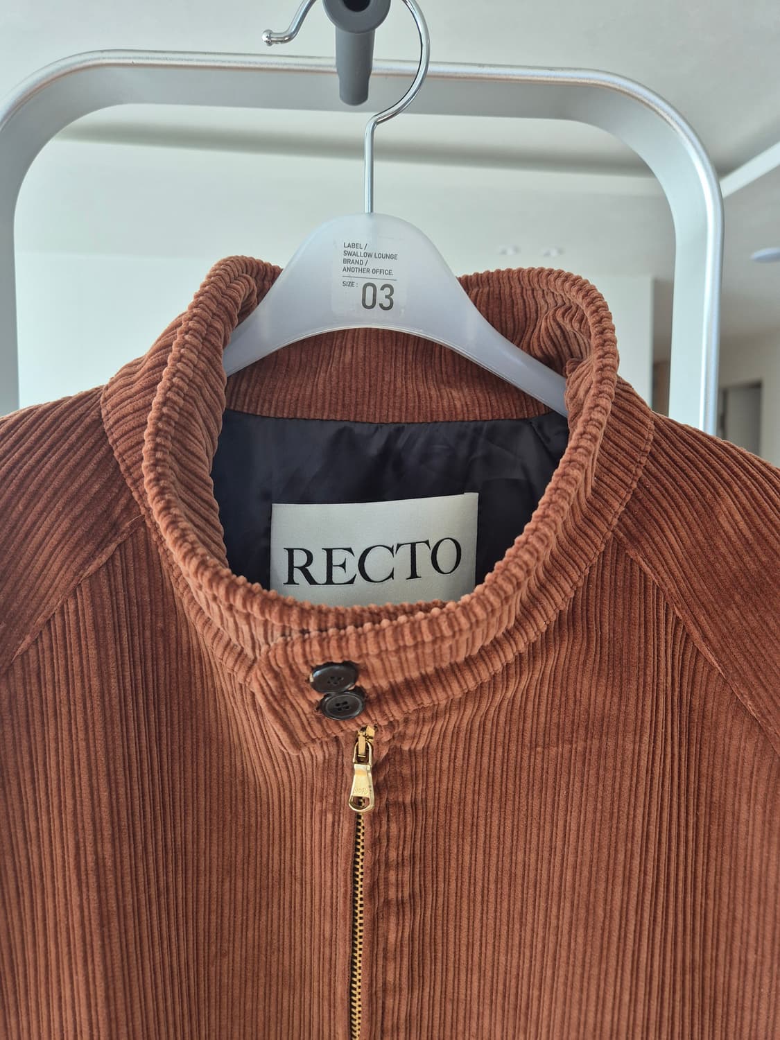 렉토 코듀로이 해링턴 자켓 XL 상품이미지3