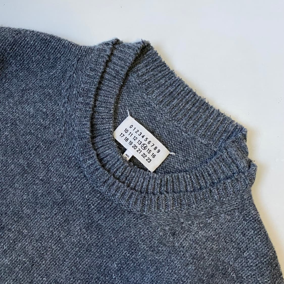 [M] 마르지엘라 스티치 엘보 패치 니트 스웨터 상품이미지3