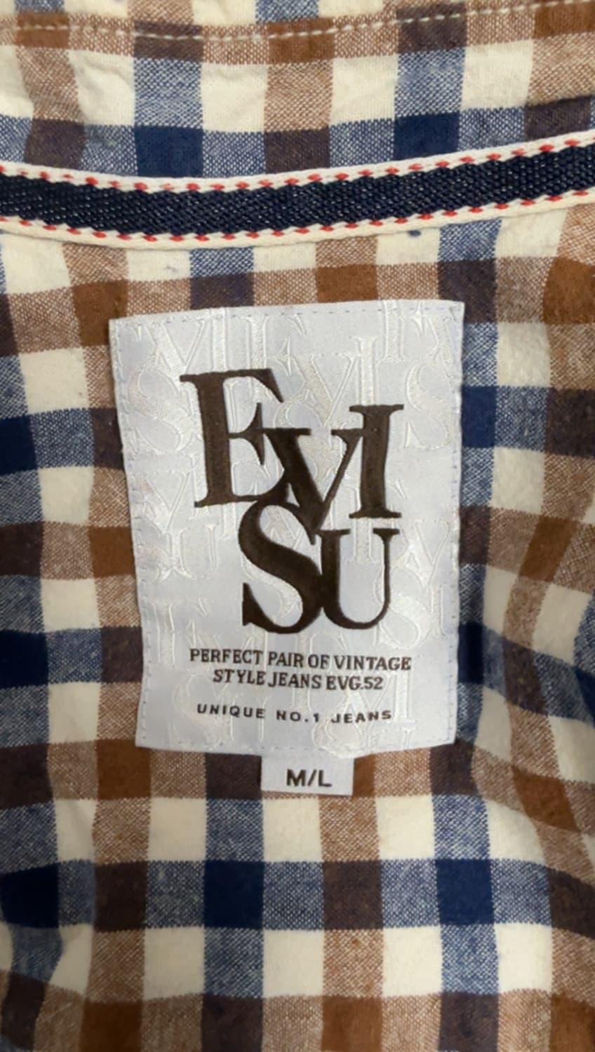 에비수 체크셔츠 상품이미지3