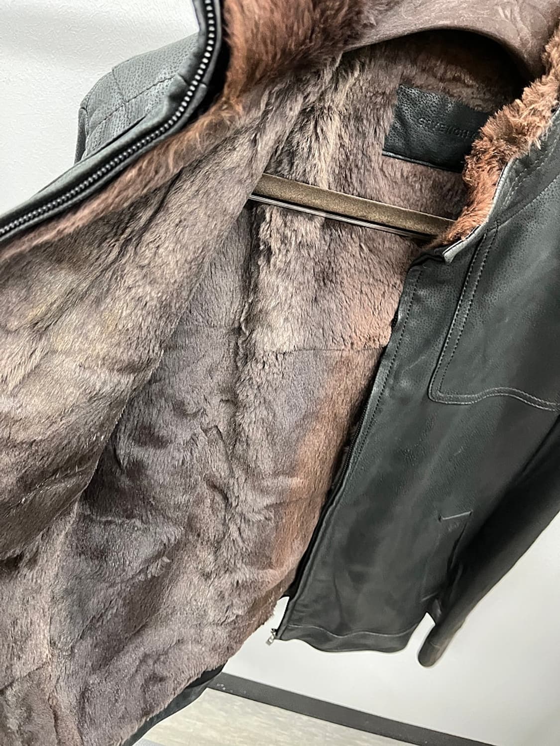 105) 지방시 모피내피 가죽자켓  상품이미지7