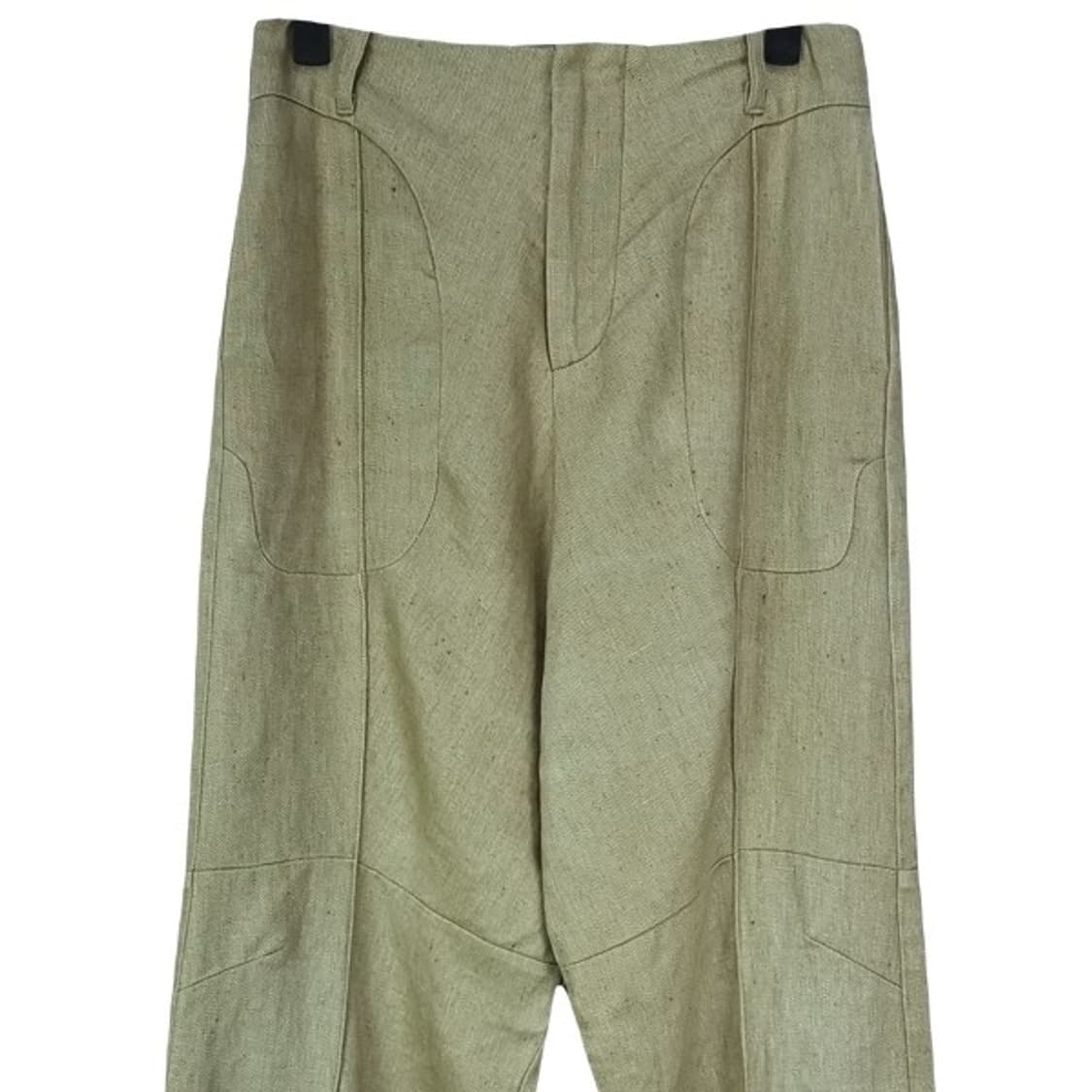 [베자스] 하이웨스트 베기핏 린넨 팬츠 M17849 상품이미지4