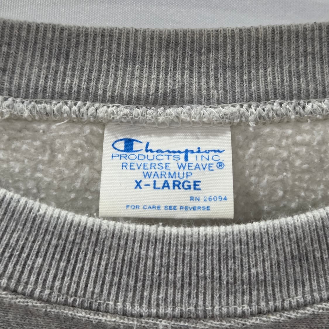 챔피온 블루택 스몰로고 리버스위브 맨투맨 XL 상품이미지3