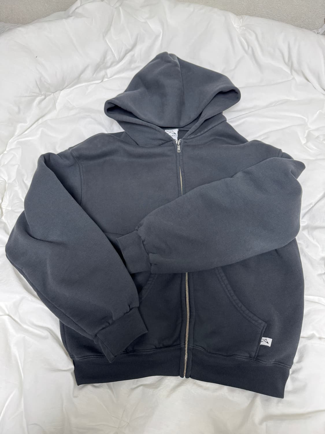 아킴보클럽 faded 블랙 후드집업 m 상품이미지1