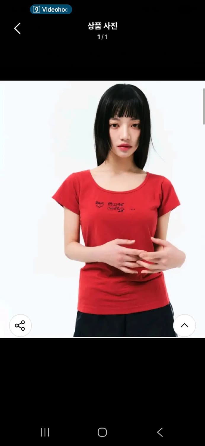 오스하이 oshigh Basic Tee RubyRed 상품이미지1