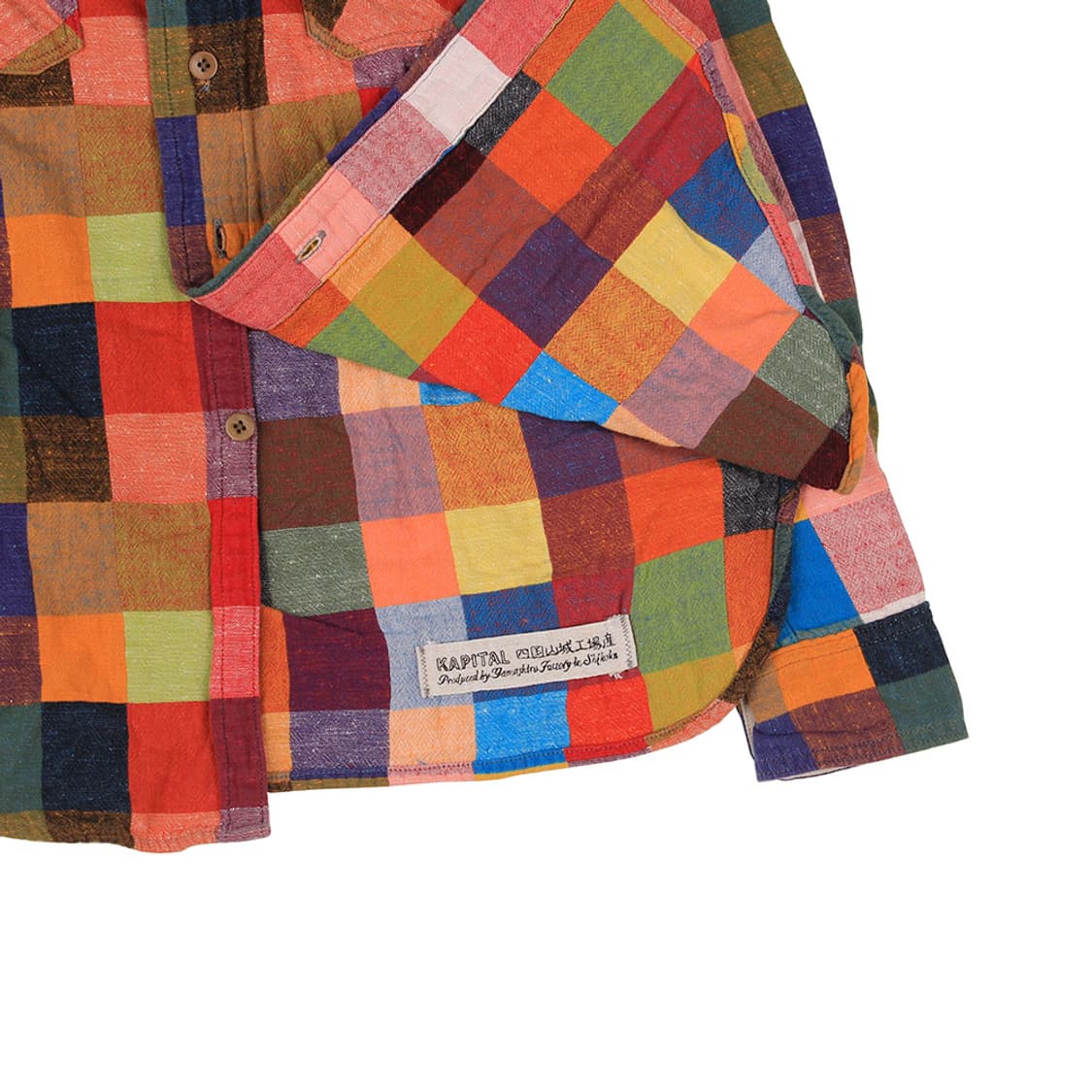 캐피탈 KAPITAL 패치워크 셔츠 상품이미지2