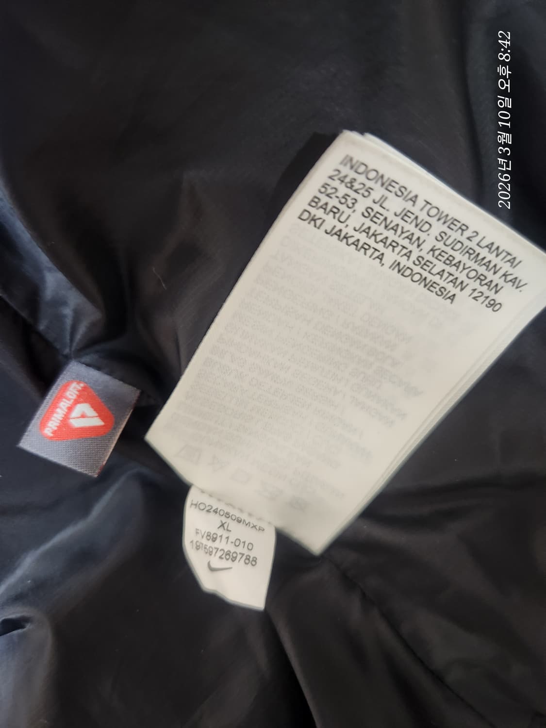 [나이키] ACG 루나 레이크 후드 패딩 블랙 XL 상품이미지5