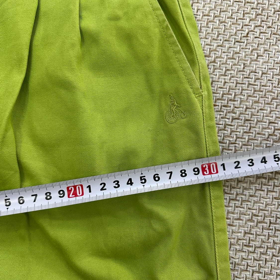 67-92 빈폴 그린 여성용 핀턱 반바지 0409D 상품이미지5