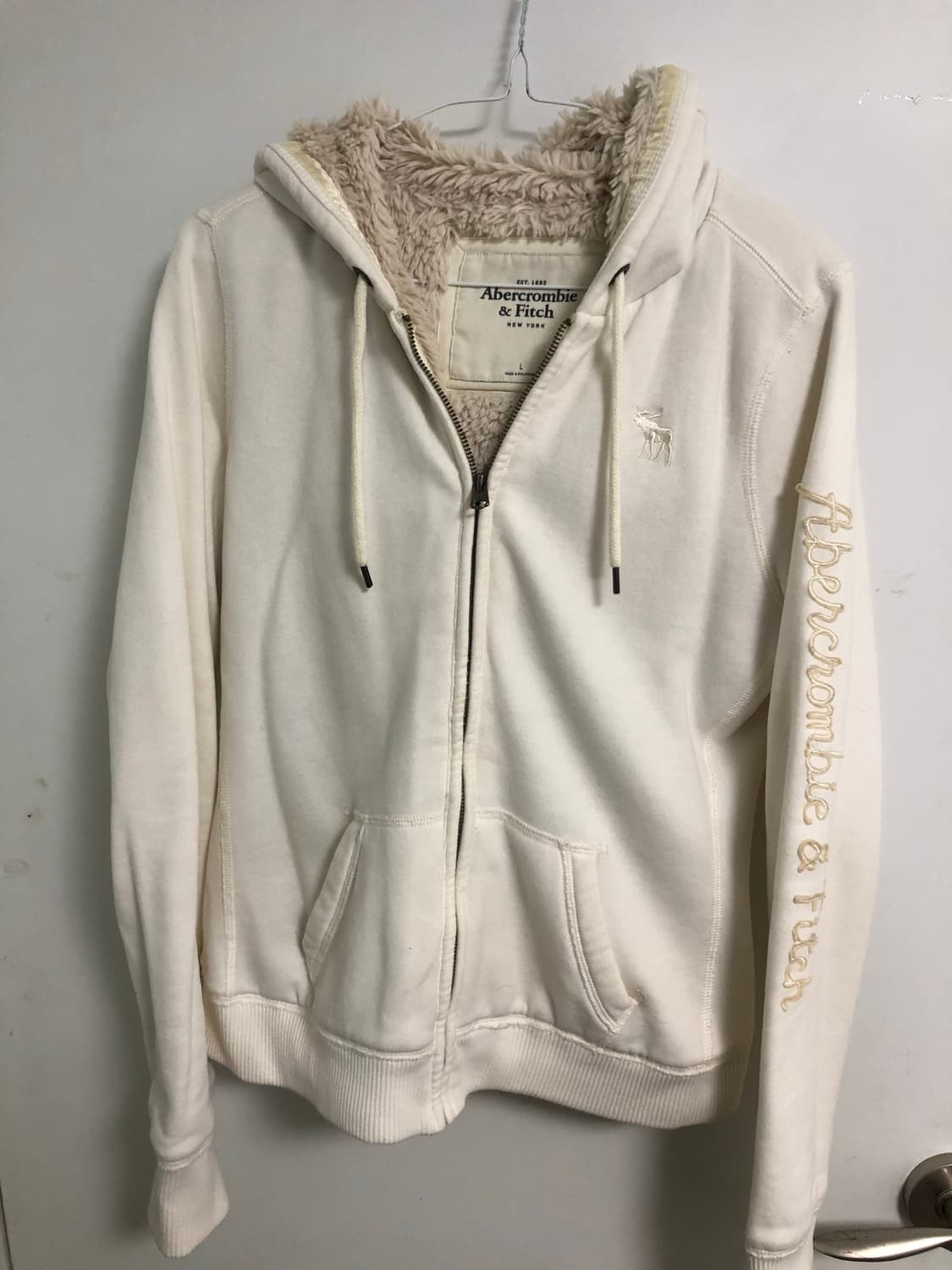 아베크롬비 양털 후드집업 상품이미지1