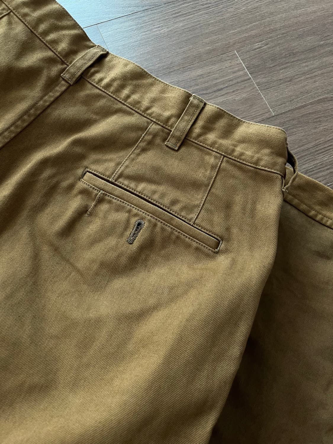 꼼데가르송 옴므 투톤 몰스킨 베이지 배기팬츠 S 상품이미지2