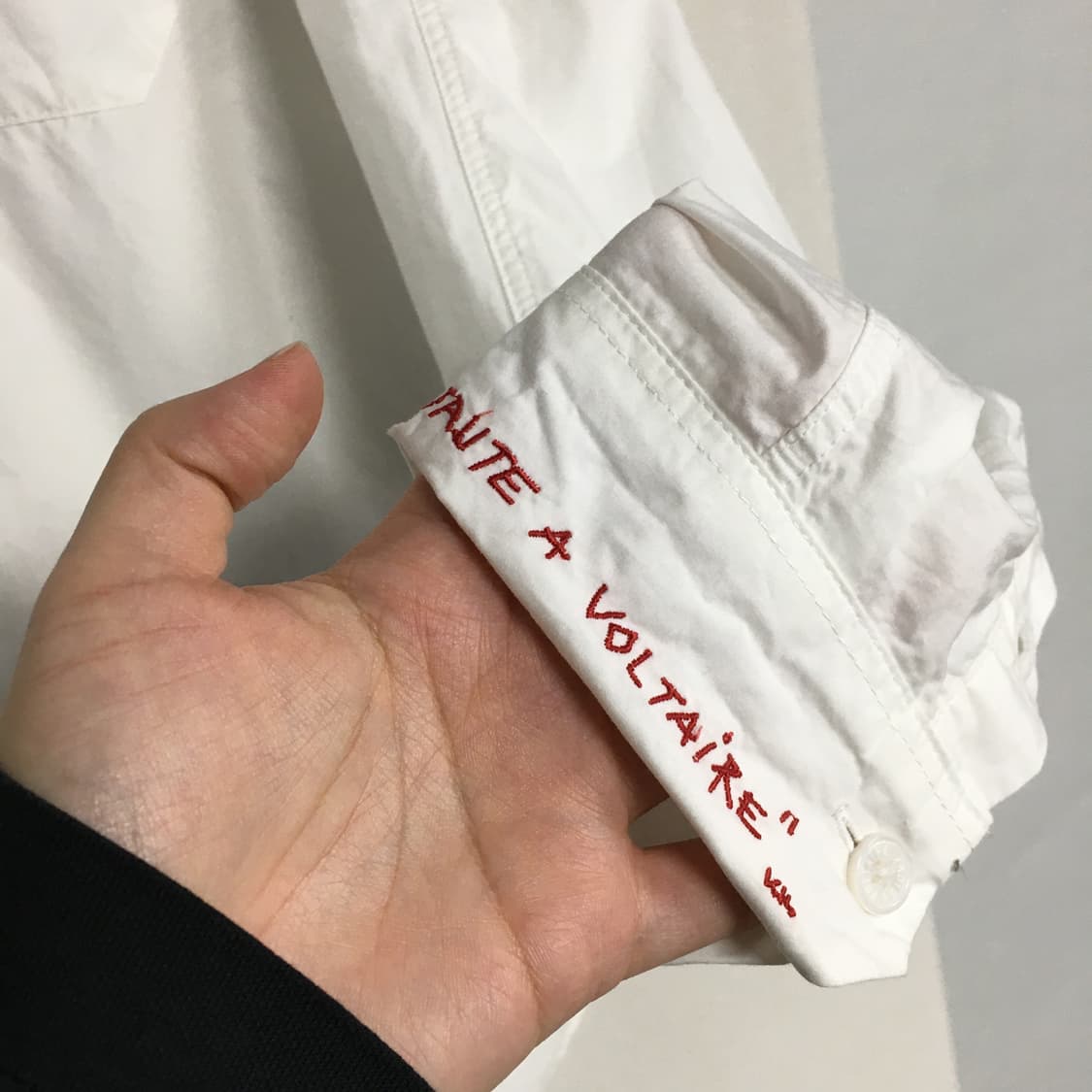  쟈딕앤볼테르 자수 셔츠 블라우스 S 상품이미지3