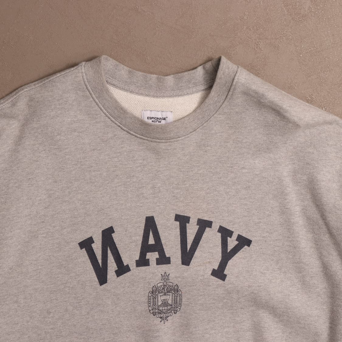 에스피오나지 해군 프린팅 헤비 스웻셔츠 A1696 상품이미지2