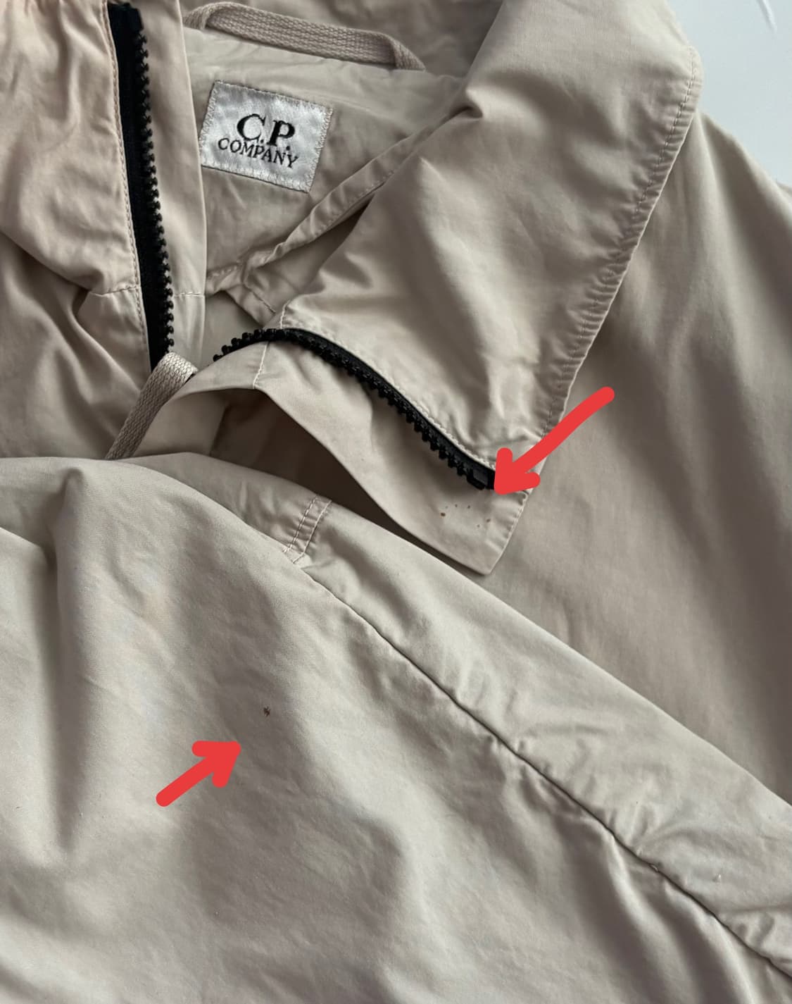 CP 컴퍼니 90‘s 빈티지 베이지 바람막이 상품이미지9