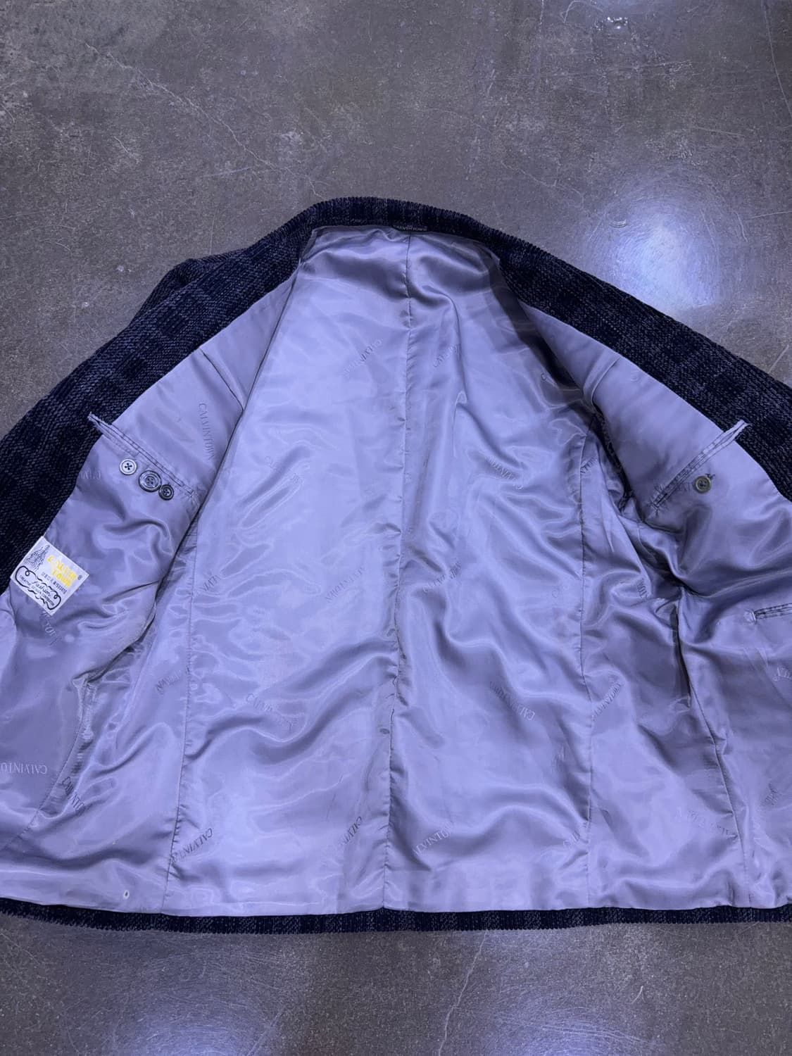 칼빈타운 80's 체크 패턴 헤비 코듀로이 스포츠자켓 블레이저 40 상품이미지7