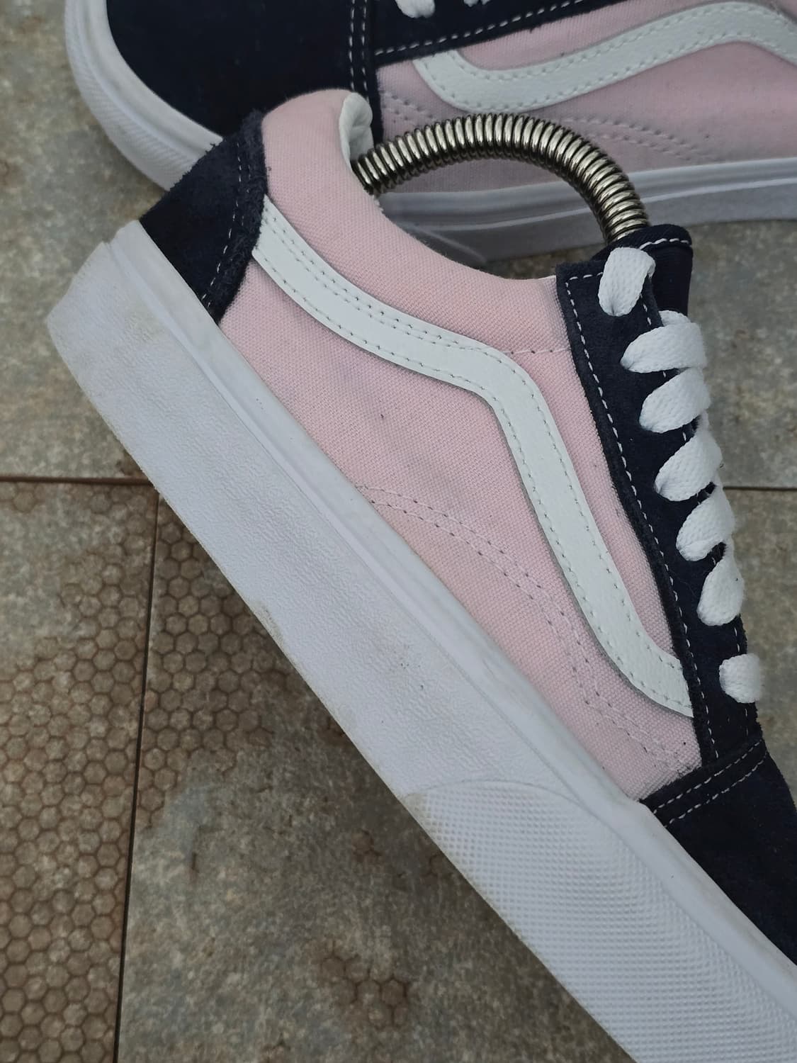 (220)반스 올드스쿨 핑크 네이비 상품이미지8